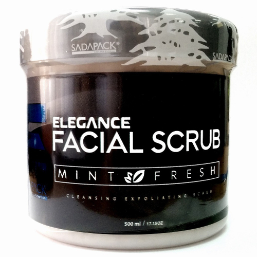 Elegance Facial Scrub Mint Intensive Refreshment - Скраб для лица Мята Освежающий 500 мл