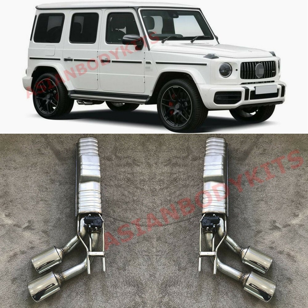 Выхлопная система с заслонками для Mercedes-Benz Benz AMG G63 G500 G550 G-class W463A W464