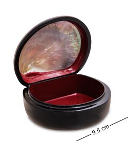 Народные промыслы ШК-55/ 23-A Шкатулка «Рыбки» авт. Земина