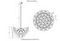 Подвесная люстра Crystal Lux EMILIA SP12 GOLD