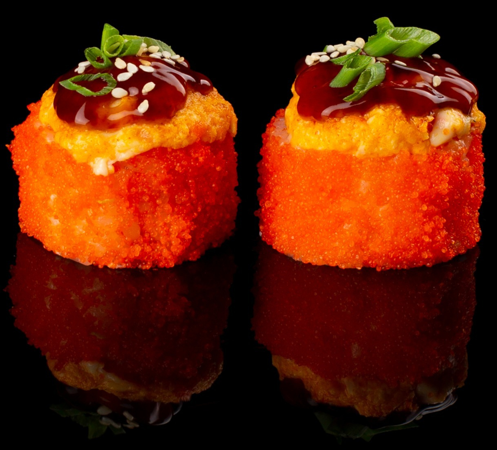 Запеченный с креветкой