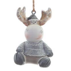 GAEM Фигурка декоративная подвесная "Олень", L4 W4 H5 см, 2в.