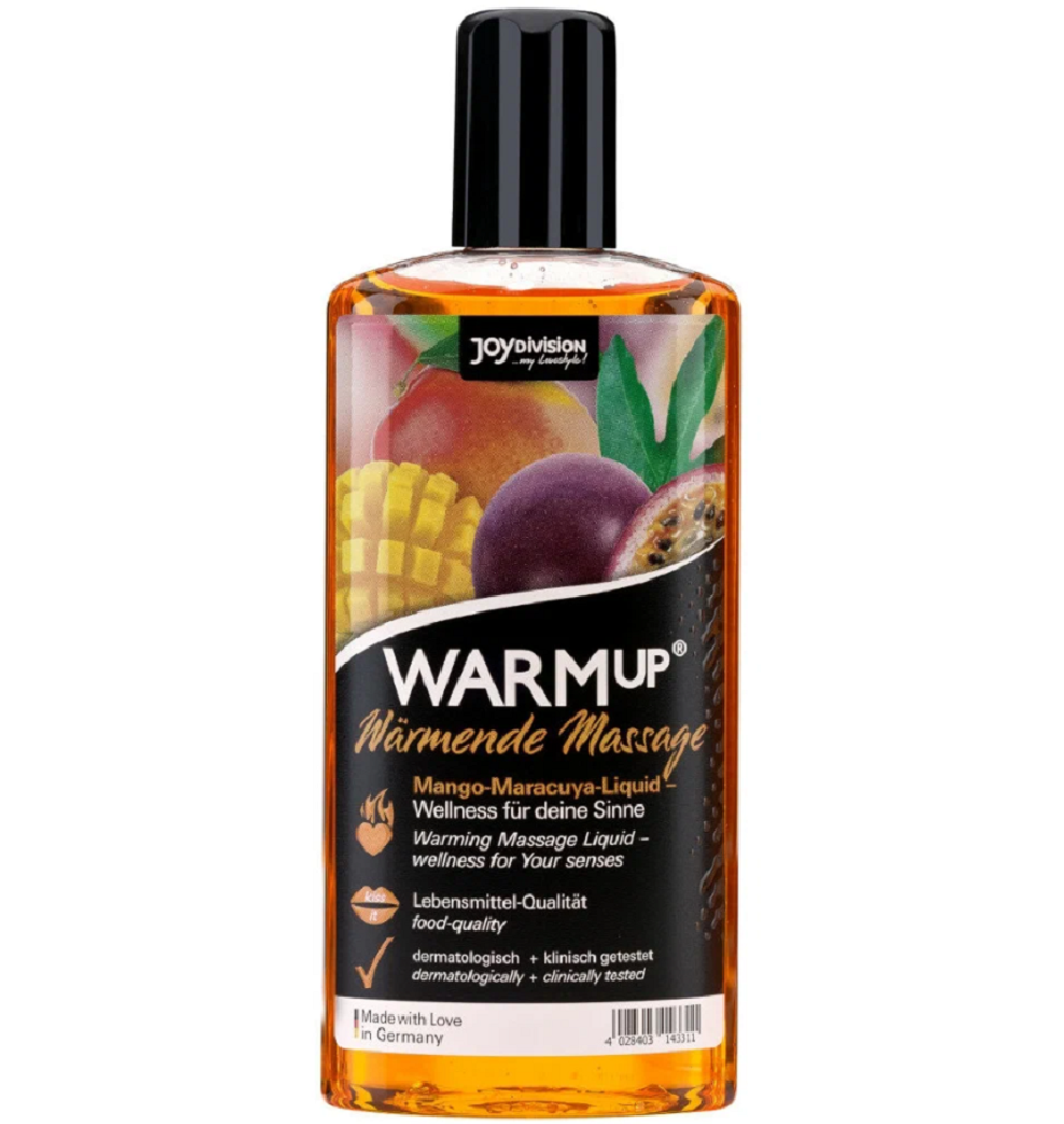 Съедобный разогревающий массажный гель Joy Division Манго+Маракуйя 150 мл