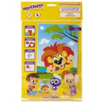 Набор для творчества "Аппликация из мягкого пластика EVA", "Львенок", 21х29 см, ЮНЛАНДИЯ, 662359