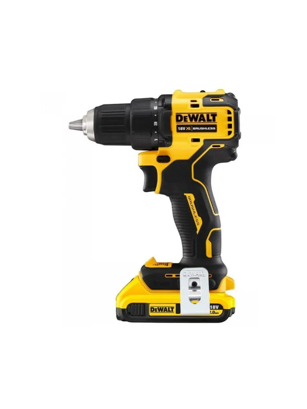 Аккумуляторная дрель-шуруповерт DEWALT DCD708D2T, 18 В, 1650 об/мин, с 2 АКБ 2 Ач и ЗУ, в кейсе TSTAK
