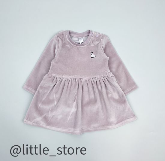 Платье велюровое "Пушок" Лаванда