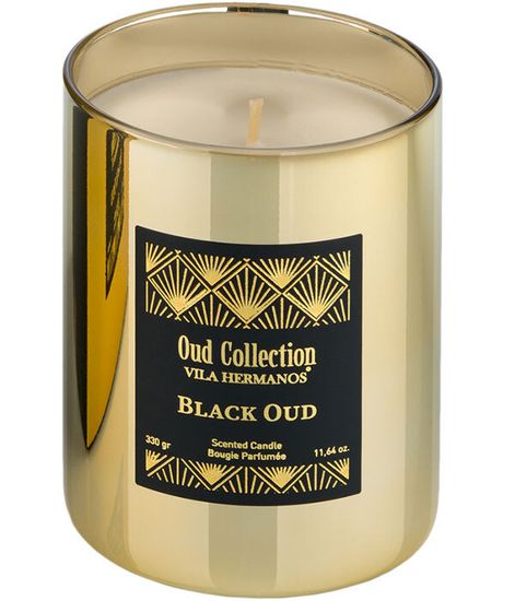 Black Oud golden, свеча Vila Hermanos Oud collection, Ladenac Milano