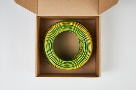 Провод H07V-K 2.5 GN/YE (коробка) (уп.100м) LAPP 3120000411