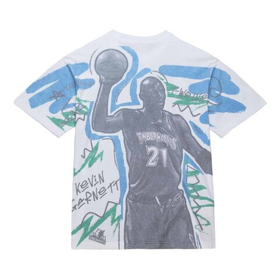 Баскетбольная футболка Mitchell&Ness NBA Showstopper SS Player Vinatge Logo All-Star Kevin Garnett Multicolor T-shirt