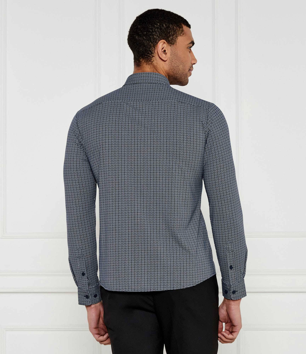 Рубашка P-ROAN-kent-C1-233 BOSS BLACK - темно-синий(50535377)