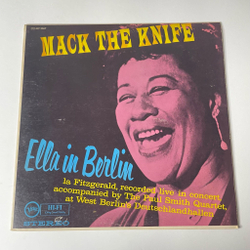 Винтажная виниловая пластинка LP Ella Fitzgerald Accompanied By The Paul Smith Quartet Mack The Knife Ella In Berlin (Japan 1973) (No Obi)