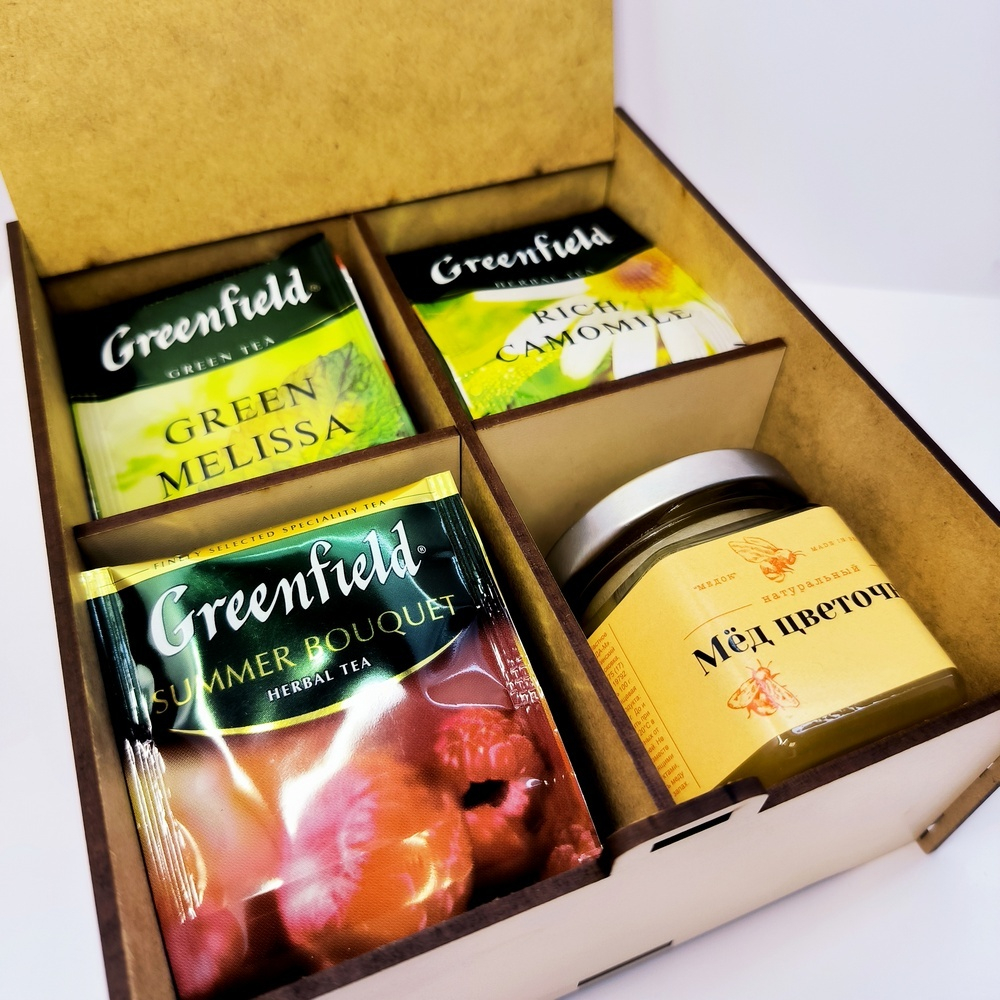 Чайная шкатулка с медом