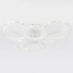 Светильник потолочный светодиодный ЭРА Модерн Ring CLL-1-90W 3K-6,5K RC WH с ДУ белый