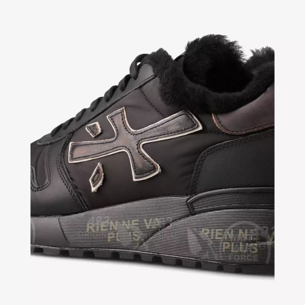 Комбинированные кроссовки Premiata Mick 6565 на меху