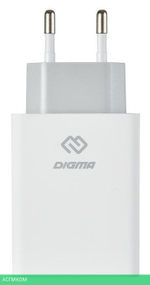Сетевое зарядное устройство Digma DGWC-3U-5A-WG белый