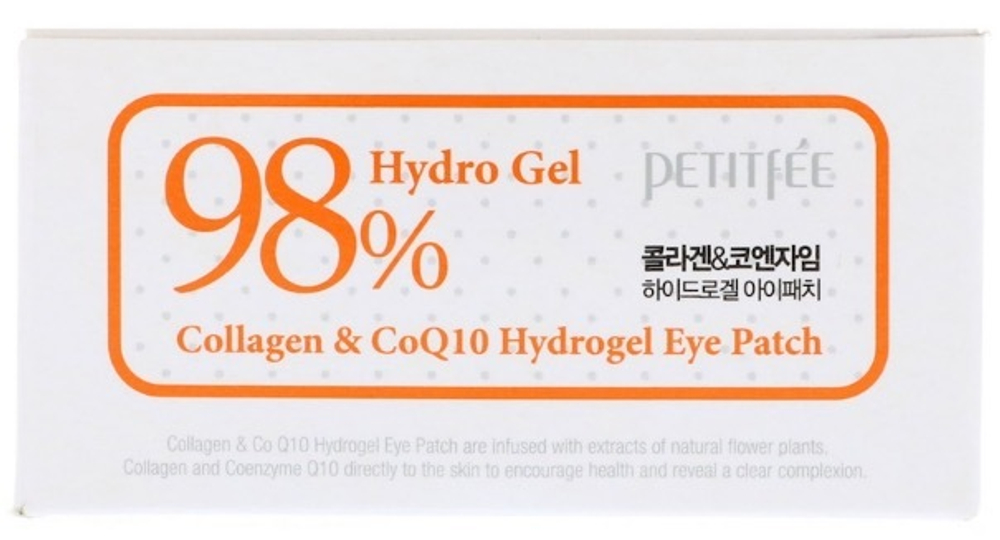 Petitfee 98% Collagen & CoQ10 Hydro Gel Eye Patch патчи для глаз