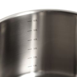 Кастрюля из нержавеющей стали Gipfel Victory 1370 24 см/6,5 л