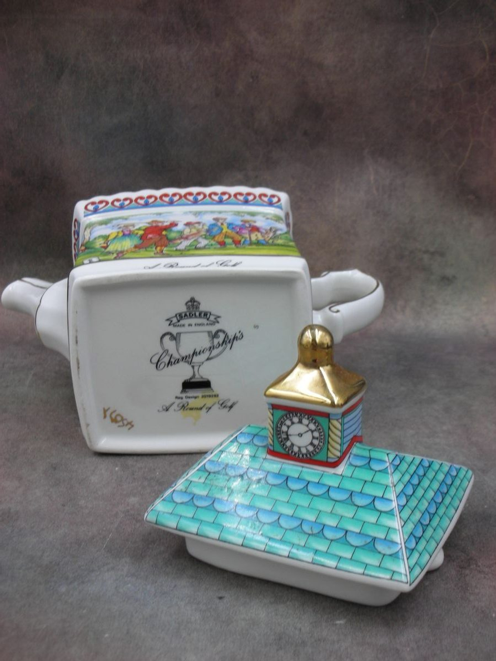 Фарфор. Заварочный чайник Раунд гольфа. SADLER. Англия