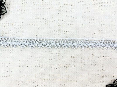 Кружево плетёное, ш. 1,5 см, белый