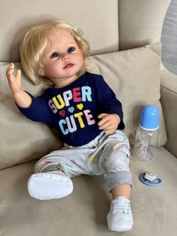 Кукла Реборн виниловая 55см в пакете (FA-020FV)