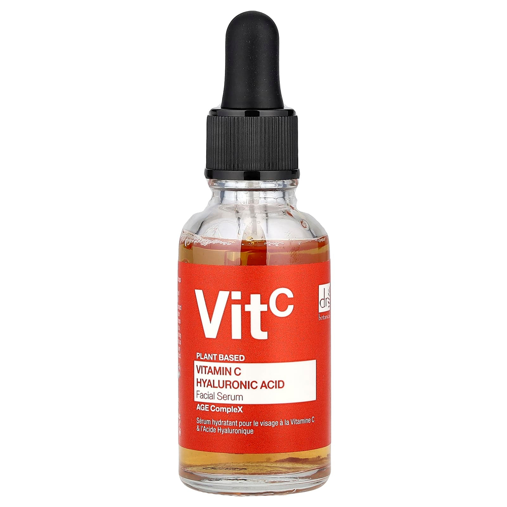 Dr. Botanicals, сыворотка для лица с витамином C и гиалуроновой кислотой, 30 мл (1,01 жидк. унции)