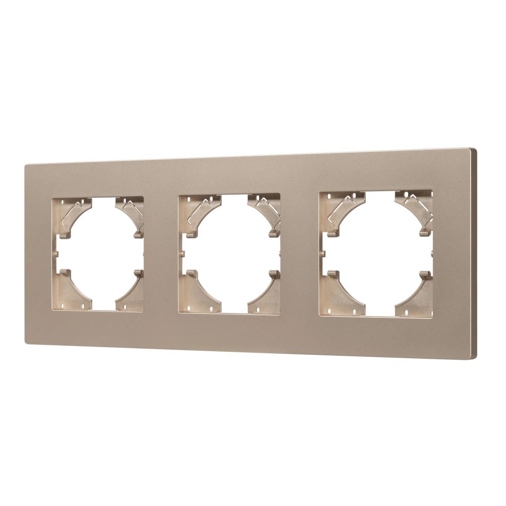 Рамка пластиковая FRM-PERIO-PL-3-GD (Arlight, -) 049757