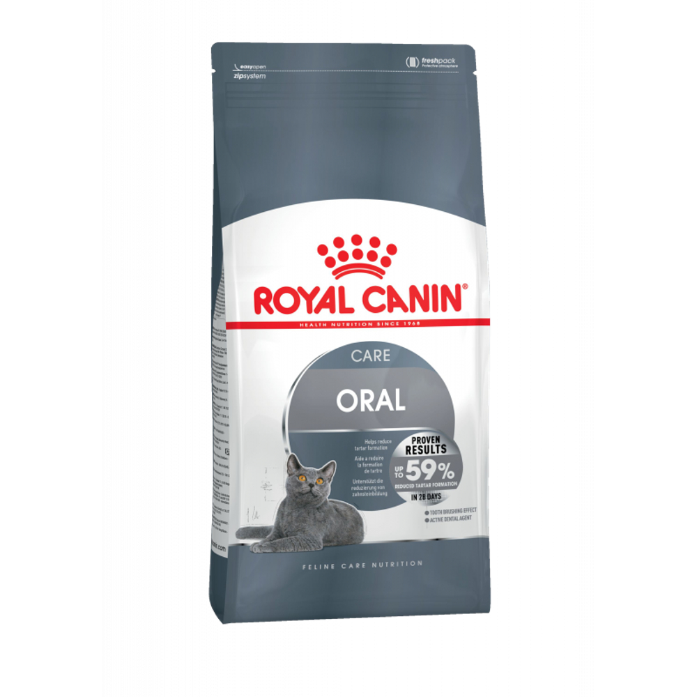 Royal Canin Dental Care Дентал Кэа Корм сухой для взрослых кошек поддержание здороья ротовой области 400г