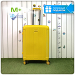 Средний чемодан Mironpan Model H, Желтый, с расширителем
