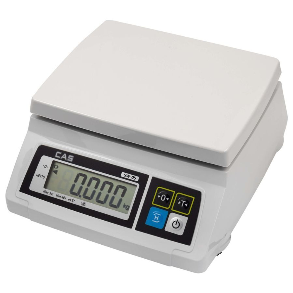 Весы электронные CAS SW-1/5кг (один дисплей) (SW-05)