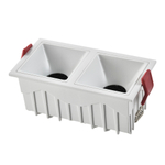 ST757.538.20 Св-к встр. Белый LED 2*10W 3000K 1400Lm Ra >90 60° IP20 L65xW126xH52 85-265V