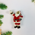 Брошь «Рождественское чудо - Дед мороз», 4,7*3,8см