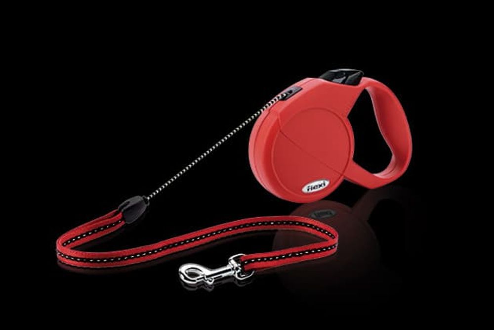 FLEXI рулетка Classic Basic 1/S (до 12 кг) трос 5 м красная