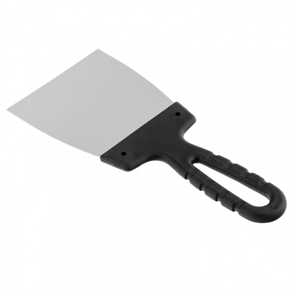 Шпательная лопатка из нержавеющей стали, 100 мм, пластмассовая ручка Sparta