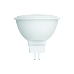LED-JCDR-5W-6500K-GU5.3-FR-SLS Лампа светодиодная. Форма JCDR. матовая. Дневной свет 6500K. ТМ Volpe