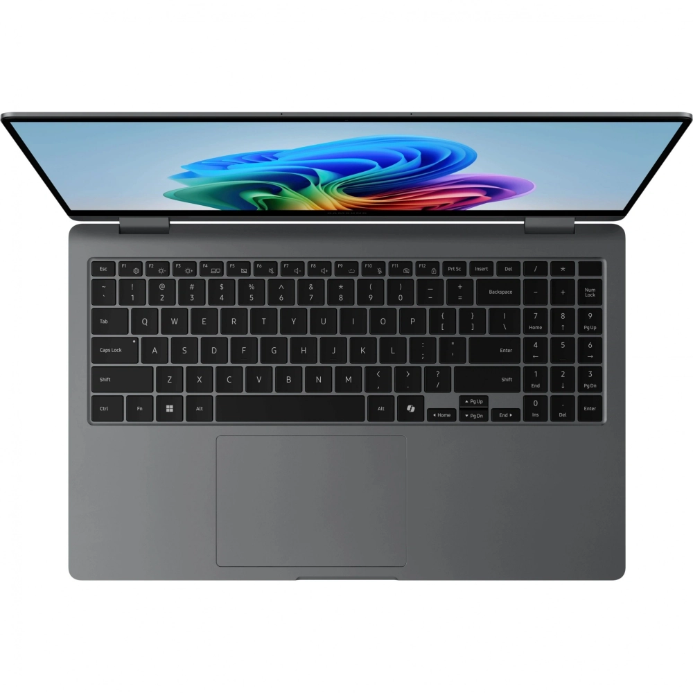 Ноутбук Samsung Galaxy Book 5 360 NP750 Core Ultra 7 256V 16Gb SSD1Tb Intel Arc 140V 15.6" AMOLED Touch FHD (1920x1080) Windows 11 Home English grey WiFi BT Cam (NP750QHA-LG3IN)