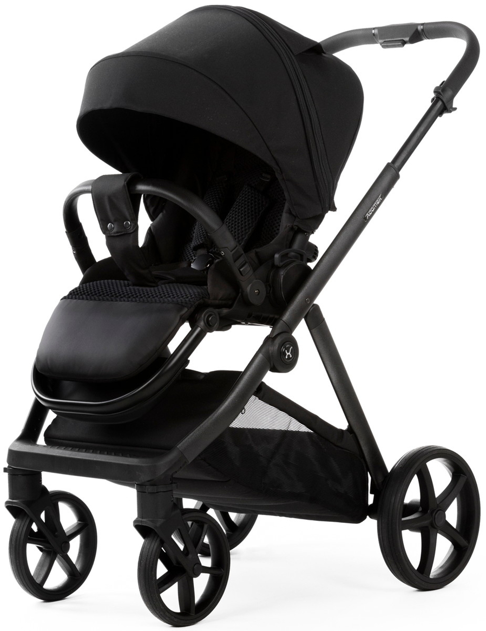 Детская коляска Adamex Sigma Natura 2 в 1 SI-11-CARBON (ЧЕРНЫЙ)
