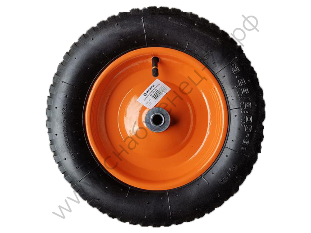 Колесо пневматическое КТ-360-16 (360 мм, d 16мм, для тачки 65-1)