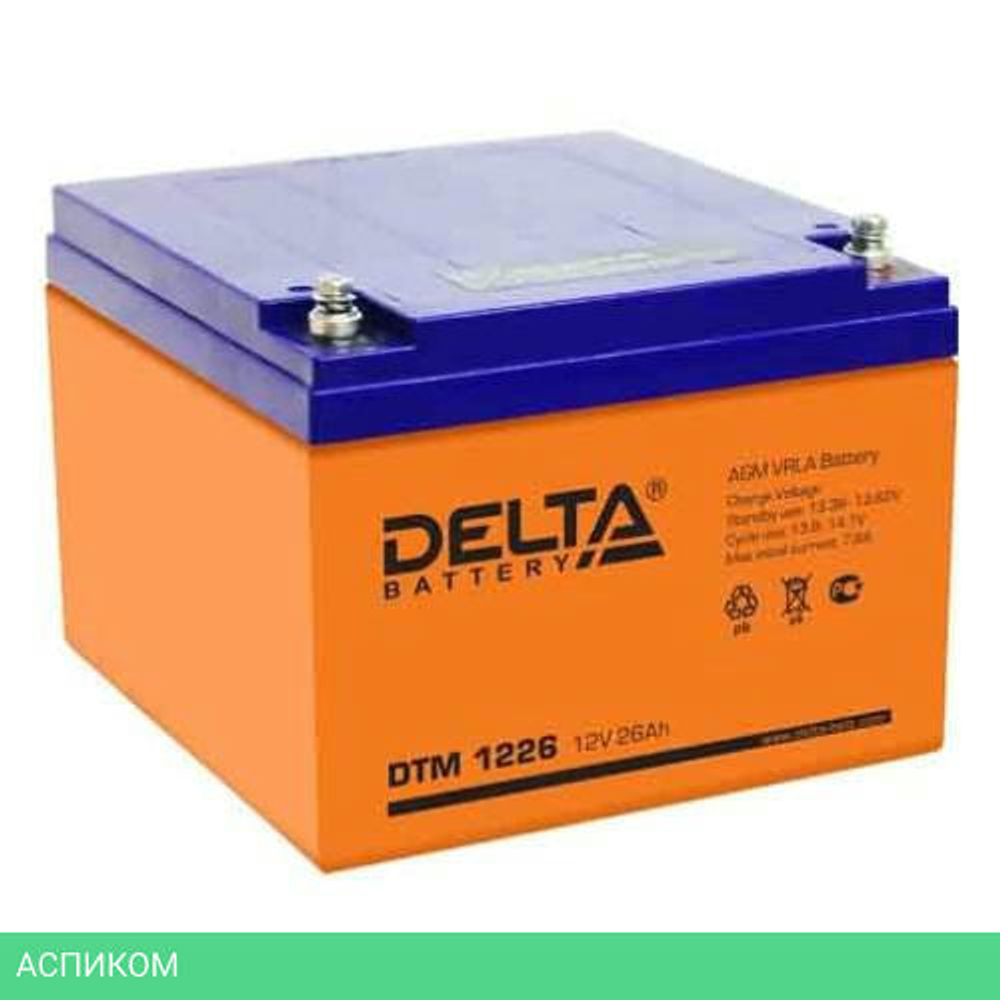 Аккумулятор для ИБП Delta DTM 1226