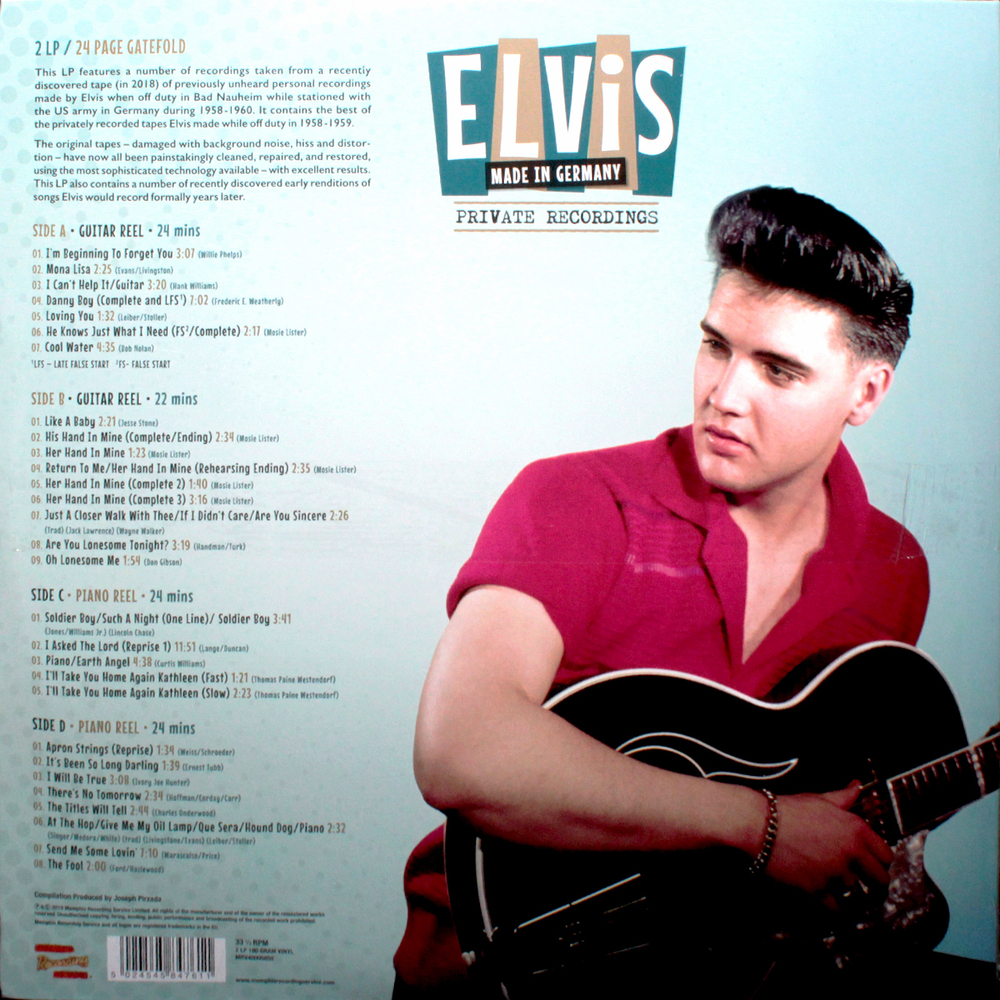 Elvis Presley / Made In Germany — Private Recordings (2LP)