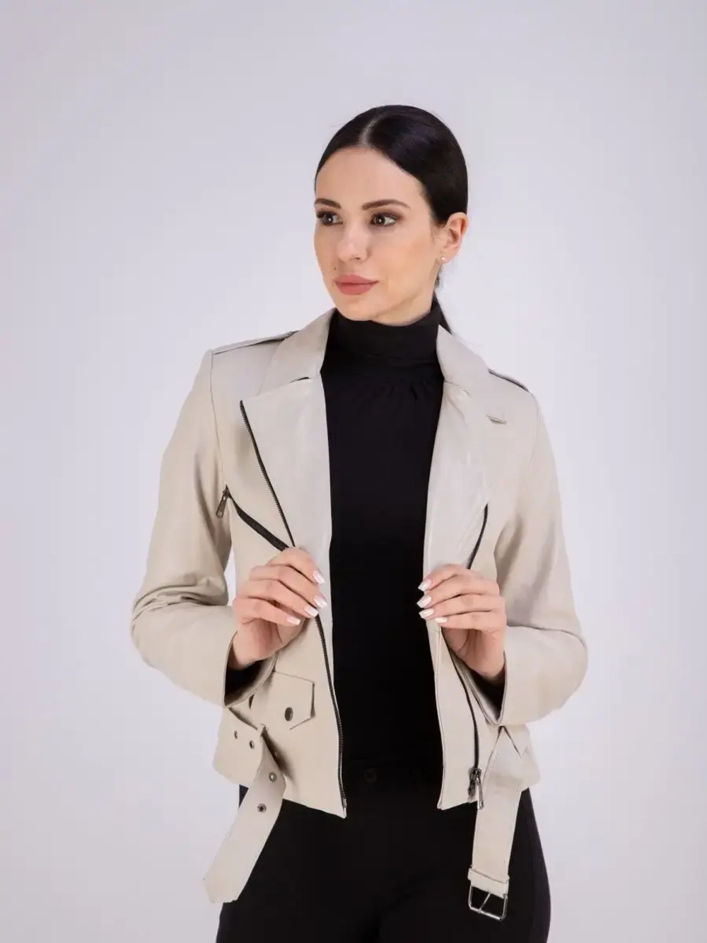 Косуха женская из натуральной кожи Турция