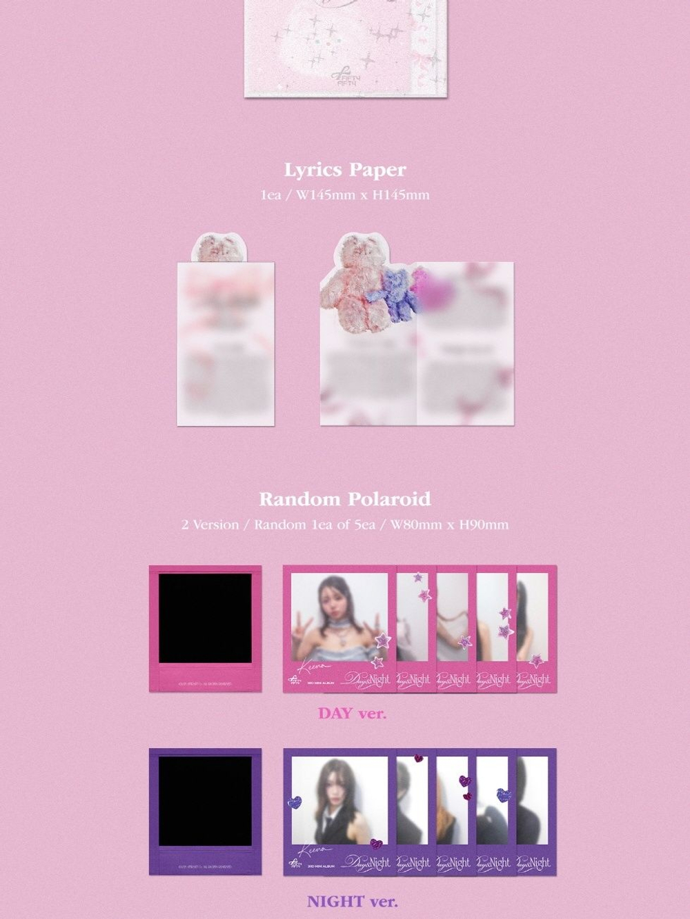Альбом FIFTY FIFTY - DAY & NIGHT 3rd Mini Album 2 Version SET