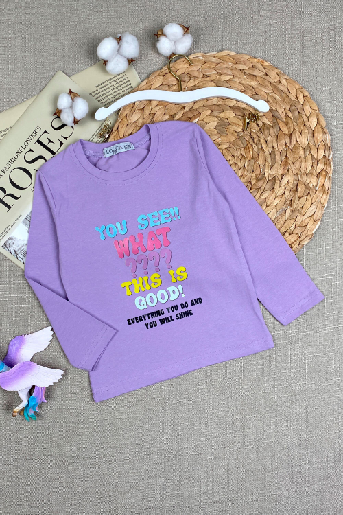 Лонгслив для девочек