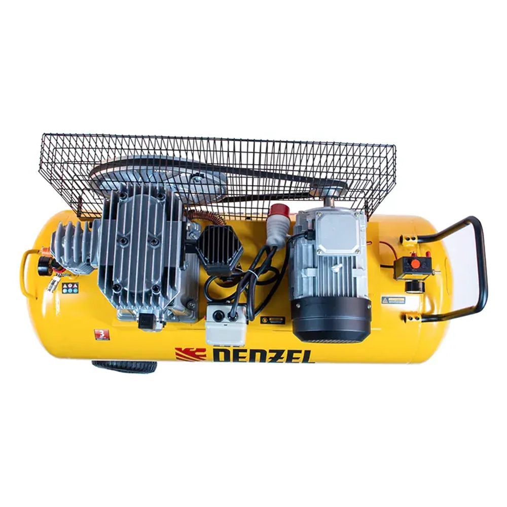 DENZEL BCI4000-T/200 компрессор воздушный 4.0 квт, ременный привод, 200 литров, 690 л/мин 58124