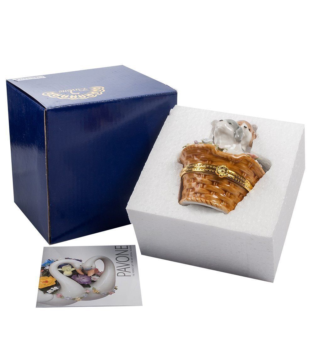 CMS-15/14 Шкатулка «Пара щенков» (Pavone)