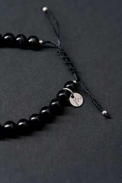 ХХХ Браслет "Memo about Finance" шамбала с коннектором из черного турмалина