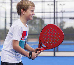 Ракетка для падел тенниса Wilson Bela Junior V2 Padel - red/black