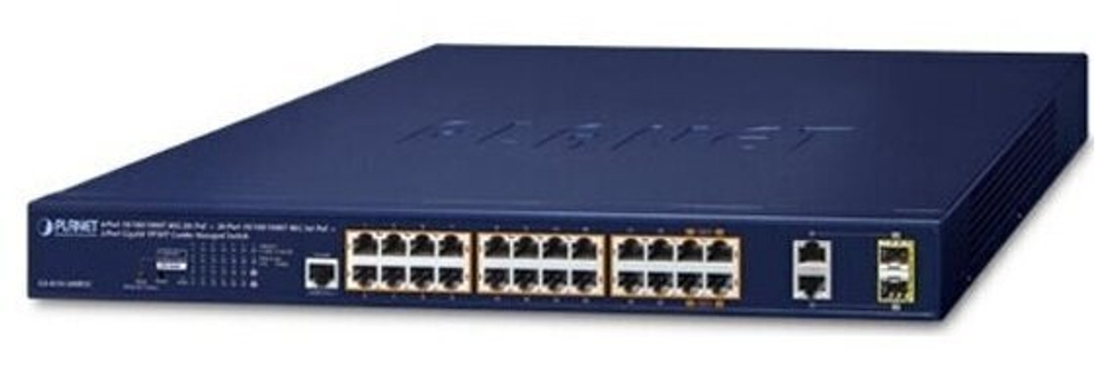 Коммутатор PLANET GS-4210-24HP2C