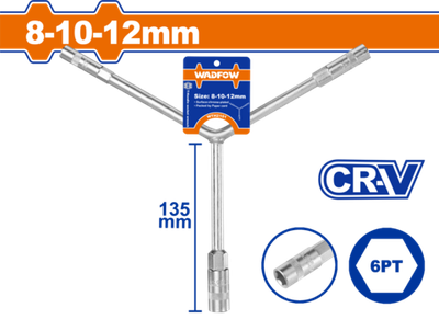 Торцевой ключ Y-образного типа