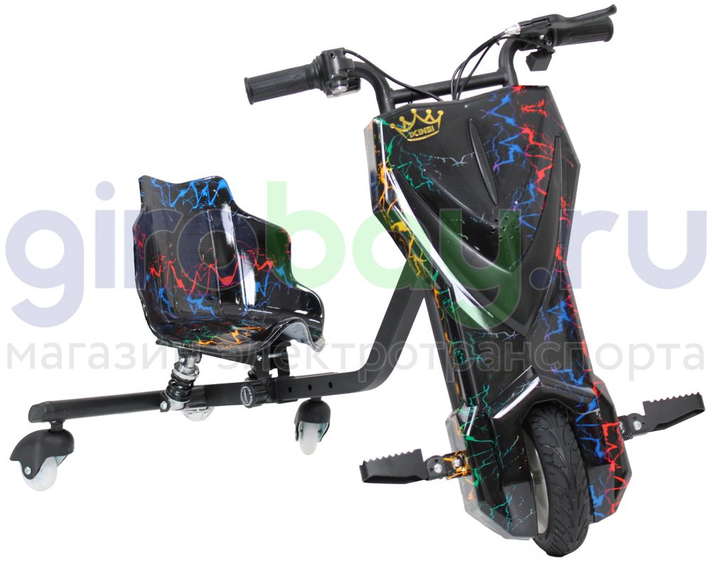 Электро Дрифт-карт IKINGI Drift Cart P2 250W (36V/4.4Ah) - Цветная молния фото №2