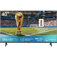 Телевизор Hisense 40A4QRU, 100см, Full HD, OS Vidaa U8.5, LED, 14Вт, USB, черный